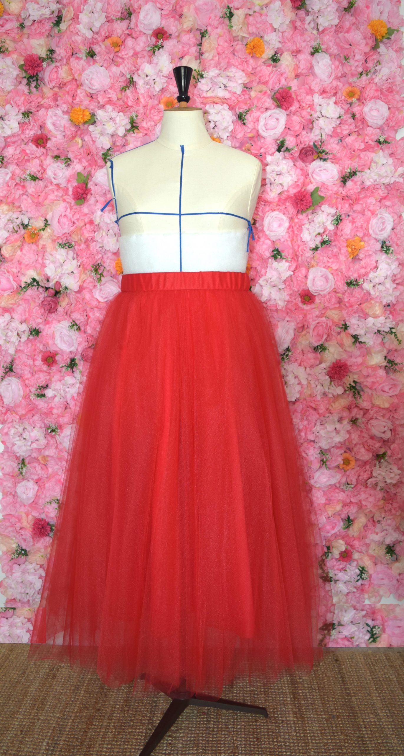 Jupon rouge – vue 1