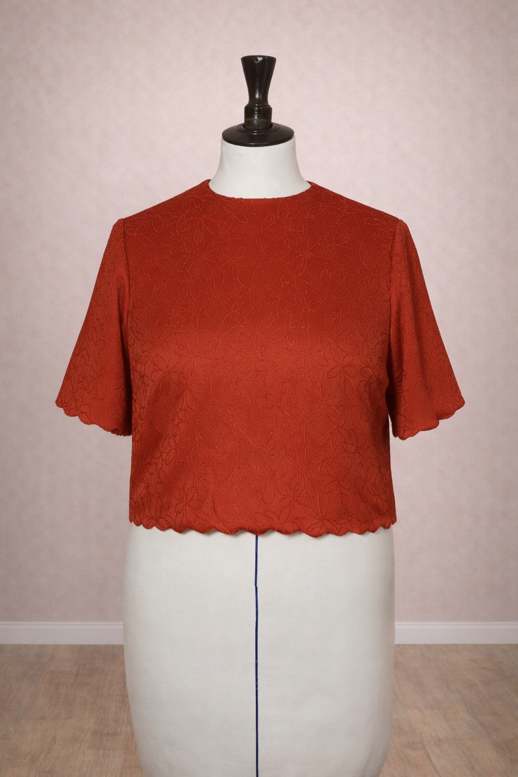 Top rouge Eloise – vue 2